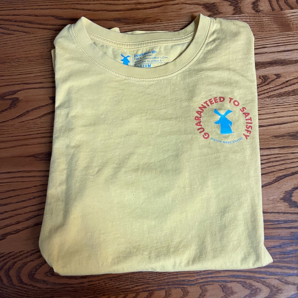 A short sleeve dutch bros shirt